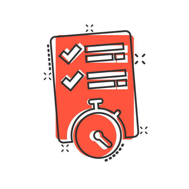 以漫画风格记录女巫时钟图标图片下载