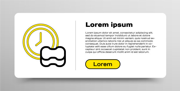 线洗碗图标孤立在白色图片下载