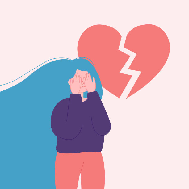 沮丧和沮丧的女孩心碎或青少年问题青春期。Ð’抑郁，失败的关系，不快乐的爱情。图片下载