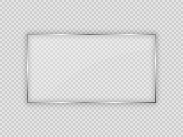 矩形框玻璃板图片下载