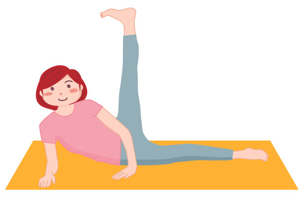 普拉提的姿势。图片下载