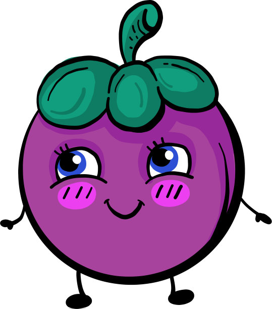 可爱的快乐山竹在白色的背景图片下载