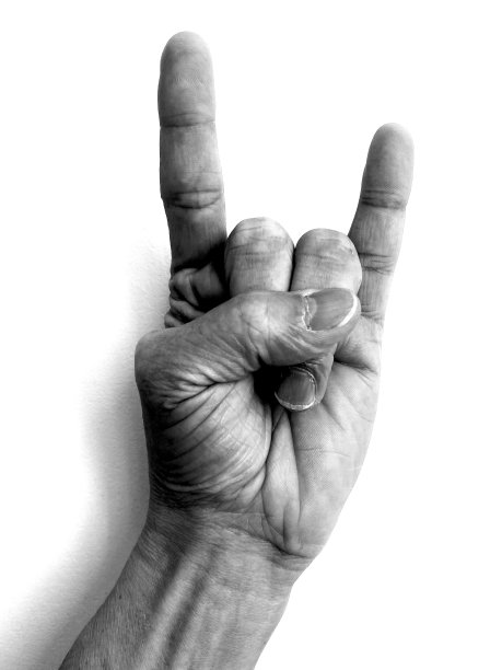 手势和手势都是黑白的图片下载