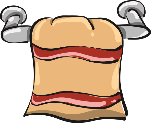 白色背景上的厨房毛巾图片下载