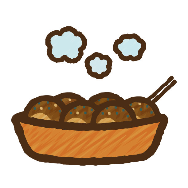 章鱼烧的剪辑艺术，书写风格图片下载