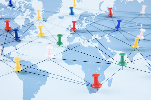 与推销的全球连接图片下载