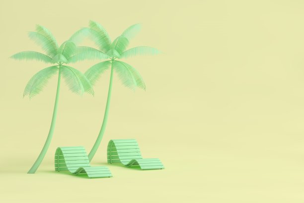 3D夏季，旅游和假日概念图片下载