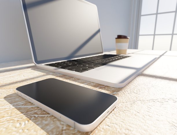 用笔记本电脑接近智能手机图片下载