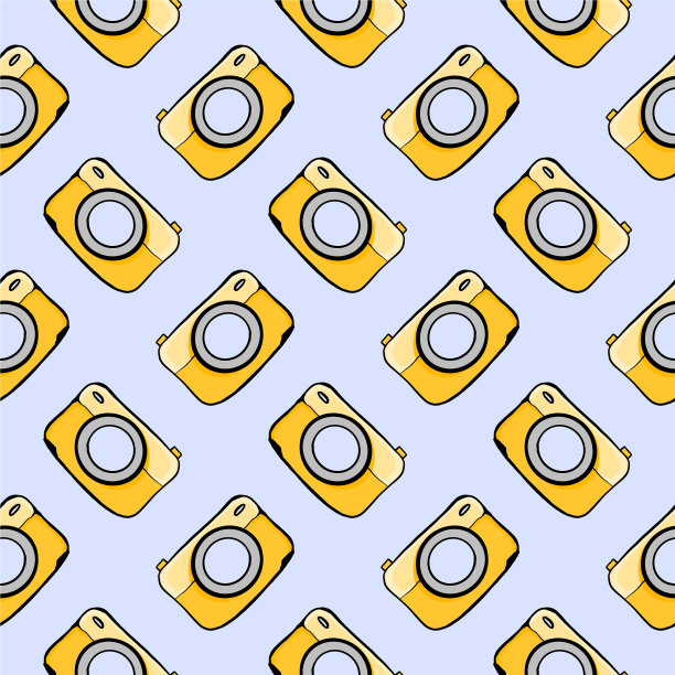 黄色相机无缝模式上的灰色图片下载
