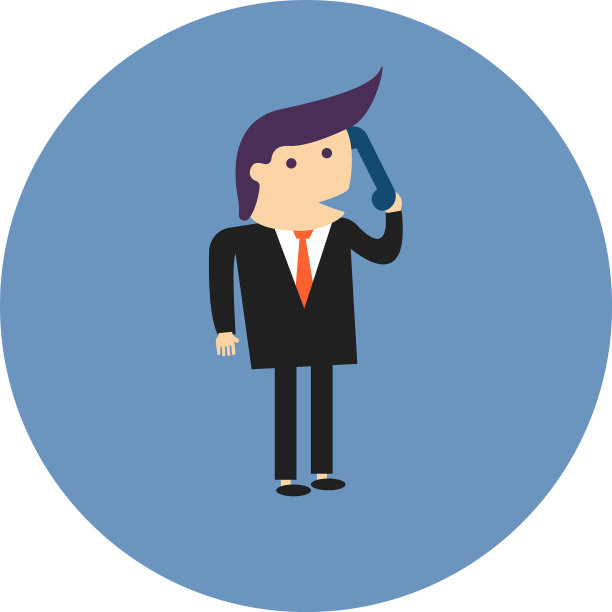 在白色背景下打电话图片下载