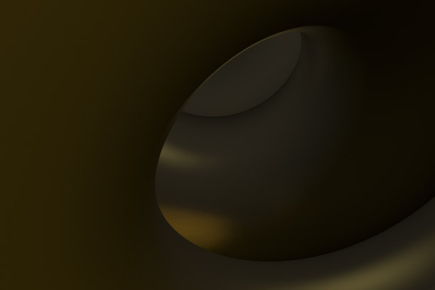 高对比度抽象背景与黄色灯光和弯曲的形状图片下载