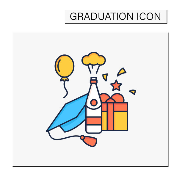毕业晚会颜色图标图片下载