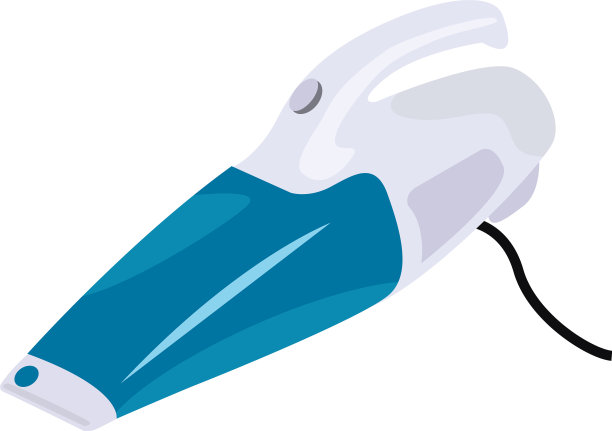 吸尘器在白色背景图片下载