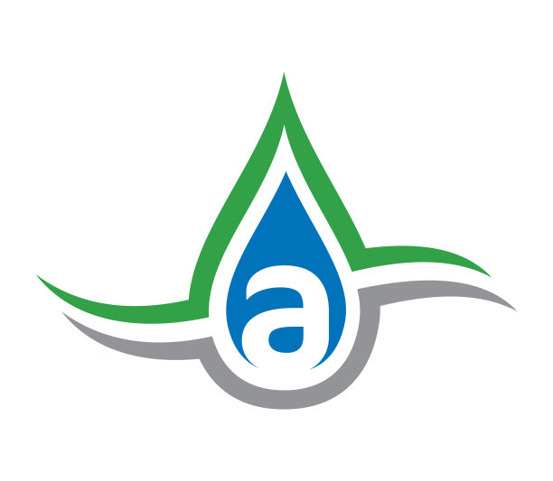 水滴和波浪交织的首字母a图片下载