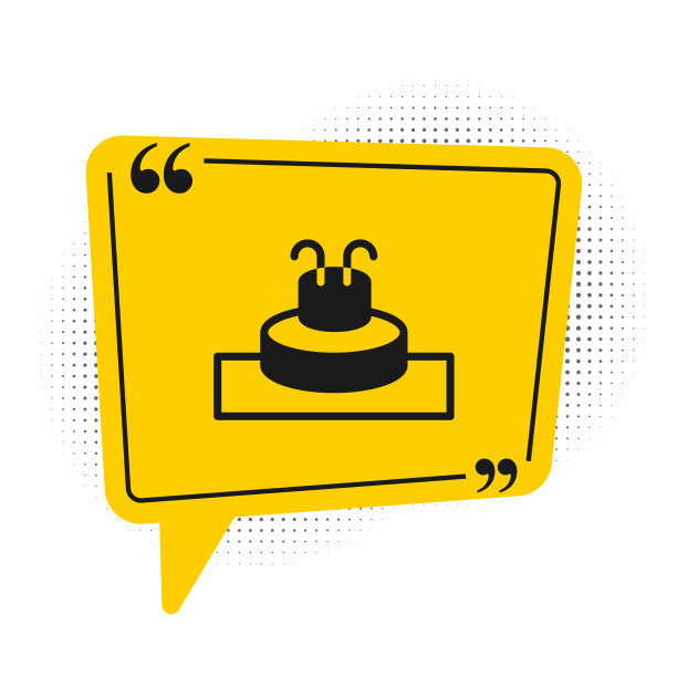 黑色喷泉图标孤立在白色背景图片下载