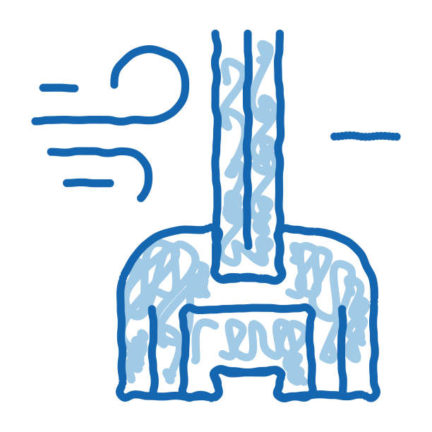 挡风玻璃窗户玻璃涂鸦图标手绘插图图片下载