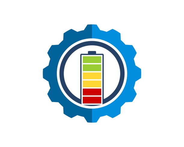 机械齿轮内装有电池图片下载