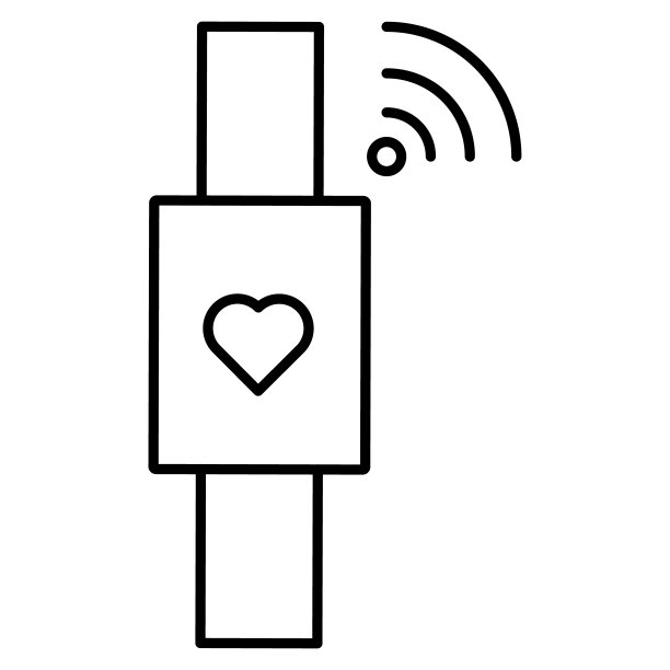 脉搏计矢量图标图片下载
