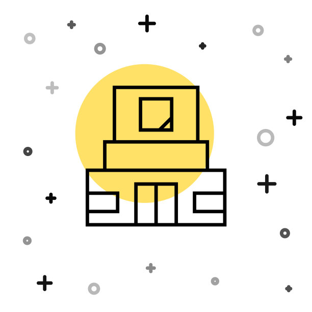 黑线墓列宁偶像孤立上图片下载