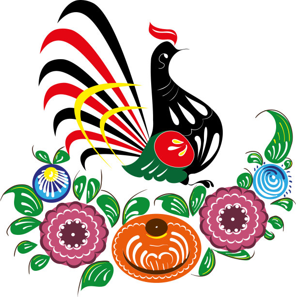 俄罗斯风格的gorodets图片下载