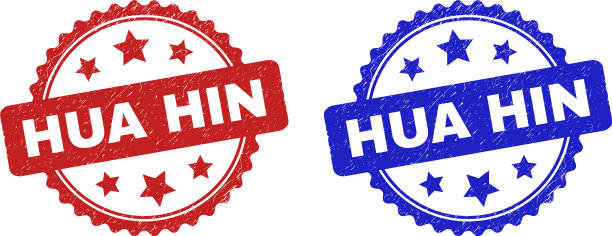 华欣玫瑰密封与grunged风格图片下载