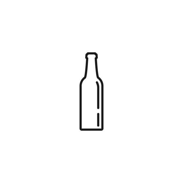 酒吧饮品线条图标图片下载