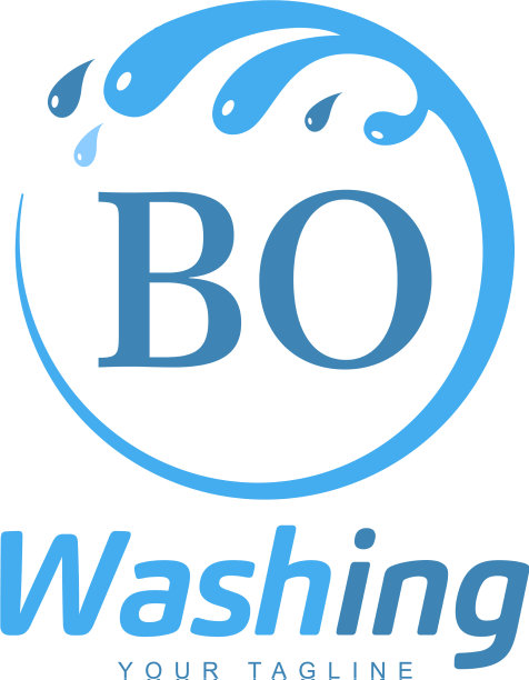 博信设计与水洗标志现代字母图片下载