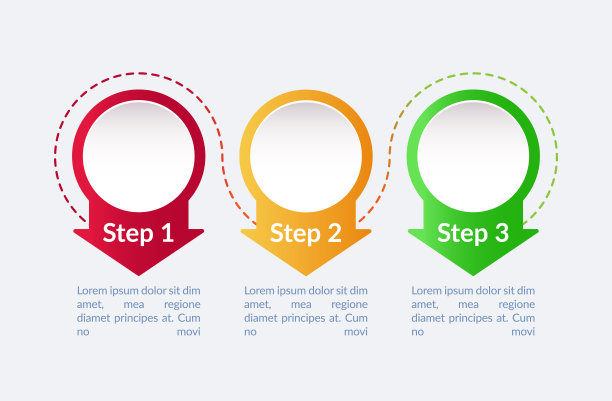 创业公司矢量信息图表模板图片下载