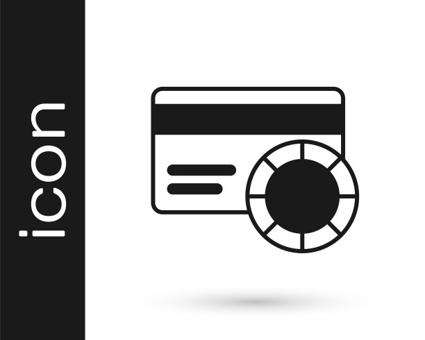 黑色信用卡图标孤立在白色背景。在线支付。取现。金融业务。购物的迹象。向量图片下载