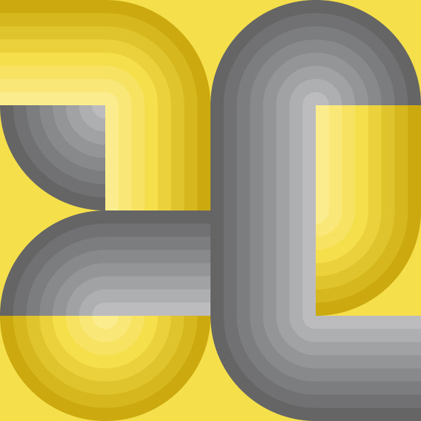 管道形状图案背景黄色灰色渐变图片下载