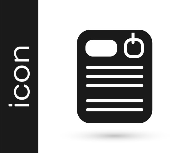 黑色档案文件夹图标孤立的白色背景。向量图片下载