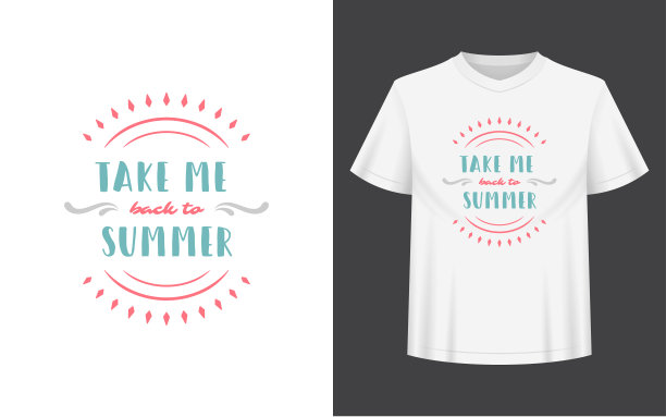 夏日格言或名言可以用在t恤、马克杯、贺卡、照片上图片下载