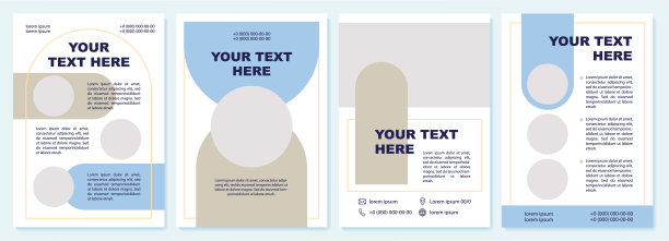 财务和商业手册模板图片下载