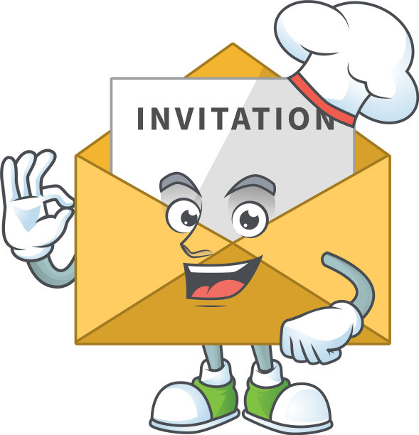 请帖厨师骄傲地戴着白帽图片下载