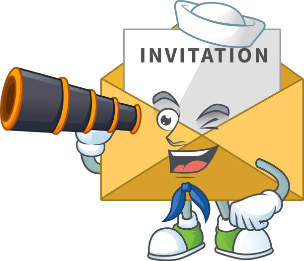 卡通图片邀请信息在水手图片下载