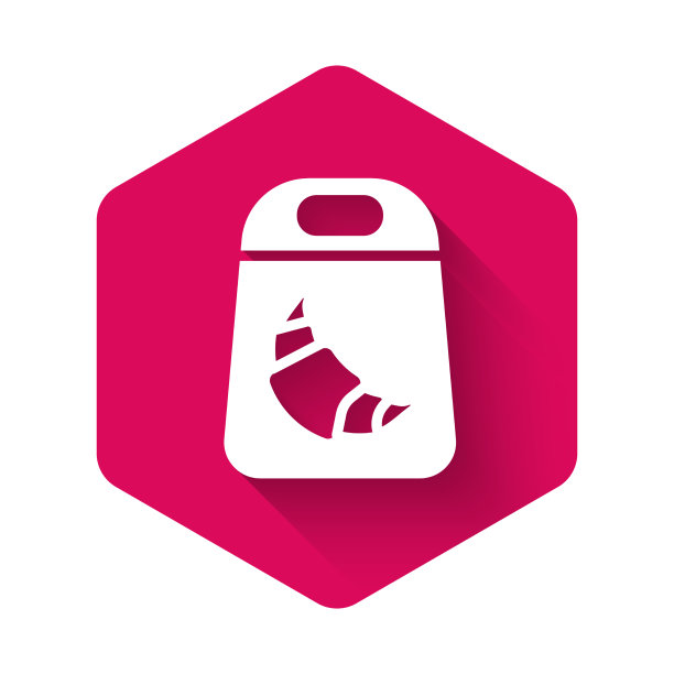 白羊角包图标与长隔离图片下载