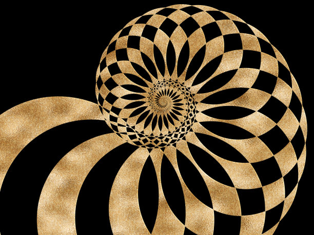 金色的蛇管模式图片下载