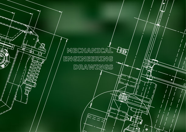 蓝图草图工程封面传单横幅图片下载