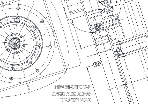蓝图草图工程封面传单图片下载