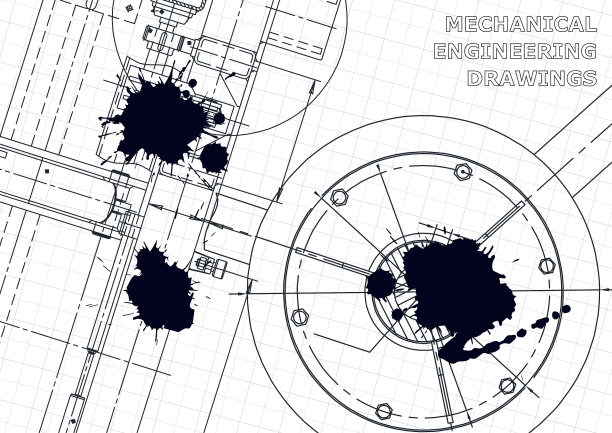 封面传单横幅工程蓝图图片下载