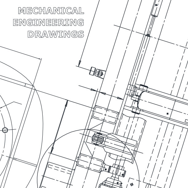 蓝图工程封面传单横幅图片下载