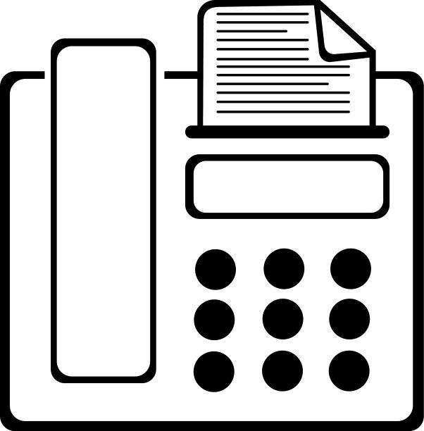 传真机标识模板图标设计图片下载