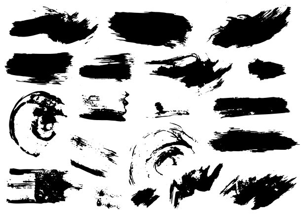 绘画颜料剥离了污迹图片下载