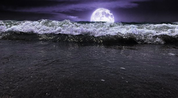 黑色的水图片下载