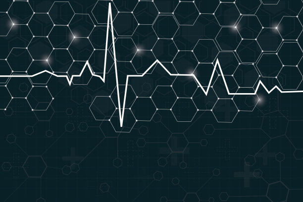 分子结构的背景。带有DNA分子的科学模板墙纸或横幅。了解科学分子背景。波流，创新格局图片下载