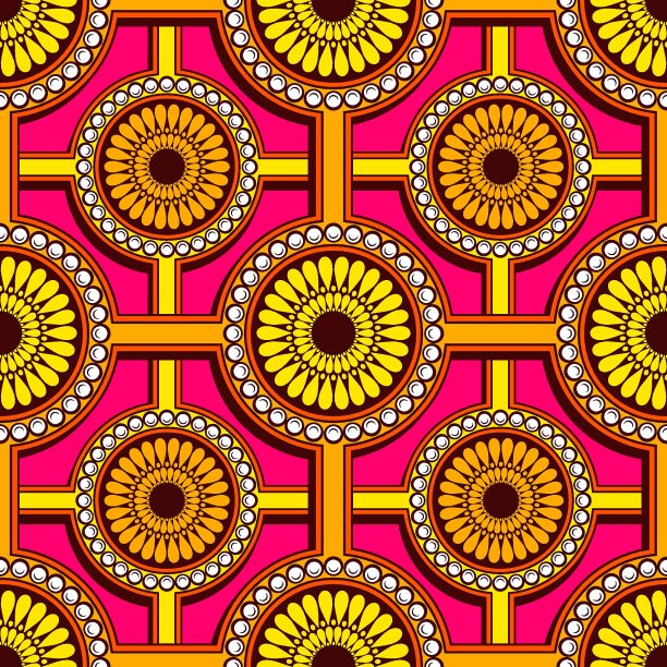 纺织时尚非洲印花20图片下载