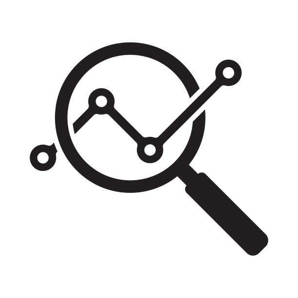 研究图标向量分析商业线性标识平面设计，标志，网站，社交媒体，移动应用程序，ui插图图片下载