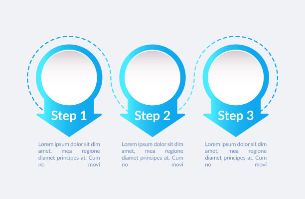 专业经济矢量信息图表模板图片下载