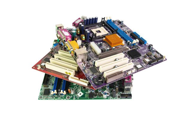 主板计算机的电子废品——废旧计算机电路板的回收利用图片下载