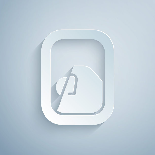 纸切割飞机窗口图标孤立在灰色背景。飞机舷窗。纸艺术风格。向量图片下载